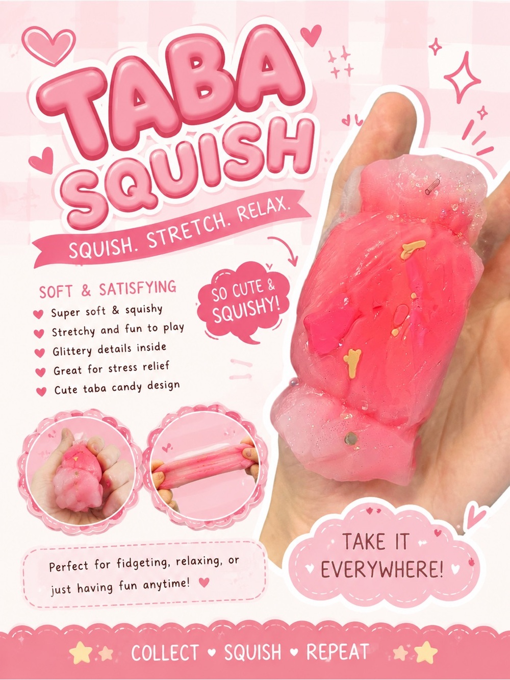 Taba Squishy Candy New